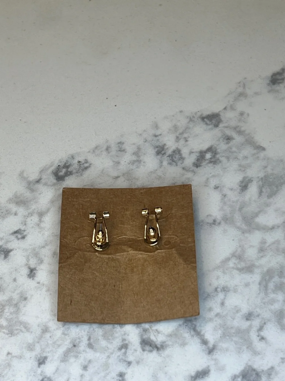 Plunder Pink Coral Seahorse Oval Stud Earrings - Picture 3 of 8
